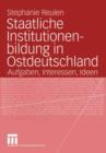 Image for Staatliche Institutionenbildung in Ostdeutschland
