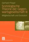 Image for Soziologische Theorie Der Gegenwartsgesellschaft III