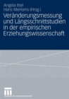 Image for Veranderungsmessung und Langsschnittstudien in der empirischen Erziehungswissenschaft