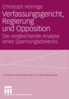 Image for Verfassungsgericht, Regierung und Opposition