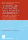 Image for Persistenz und Verschwinden. Persistence and Disappearance