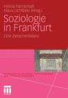Image for Soziologie in Frankfurt : Eine Zwischenbilanz