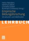 Image for Empirische Bildungsforschung : Strukturen Und Methoden