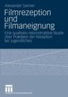 Image for Filmrezeption und Filmaneignung