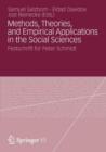 Image for Methods, Theories, and Empirical Applications in the Social Sciences