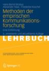 Image for Methoden Der Empirischen Kommunikationsforschung