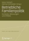 Image for Betriebliche Familienpolitik