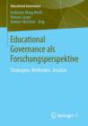 Image for Educational Governance ALS Forschungsperspektive