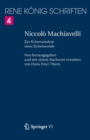 Image for Niccolo Machiavelli: Zur Krisenanalyse einer Zeitenwende