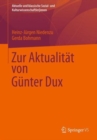 Image for Zur Aktualitat von Gunter Dux