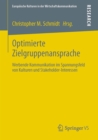 Image for Optimierte Zielgruppenansprache: Werbende Kommunikation im Spannungsfeld von Kulturen und Stakeholder-Interessen : 20