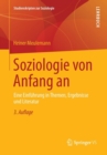 Image for Soziologie von Anfang an