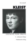 Image for Kleist: Geschichte, Politik, Sprache : Aufsatze zu Leben und Werk Heinrich von Kleists