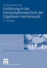 Image for Einfuhrung in die Interpretationstechnik der Objektiven Hermeneutik