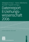 Image for Datenreport Erziehungswissenschaft 2006