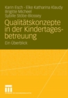 Image for Qualitatskonzepte in der Kindertagesbetreuung: Ein Uberblick