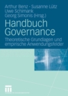 Image for Handbuch Governance: Theoretische Grundlagen und empirische Anwendungsfelder