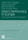 Image for Direct Democracy in Europe: Developments and Prospects