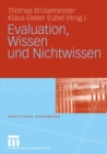 Image for Evaluation, Wissen und Nichtwissen