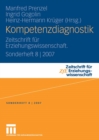 Image for Kompetenzdiagnostik: Zeitschrift fur Erziehungswissenschaft. Sonderheft 8 2007