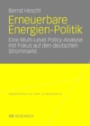 Image for Erneuerbare Energien-Politik: Eine Multi-Level Policy-Analyse mit Fokus auf den deutschen Strommarkt