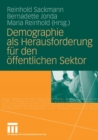 Image for Demographie als Herausforderung fur den offentlichen Sektor