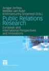 Image for Public Relations Research: European and International Perspectives and Innovations