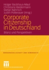 Image for Corporate Citizenship in Deutschland: Bilanz und Perspektiven