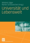 Image for Universitat und Lebenswelt: Festschrift fur Heinz Abels