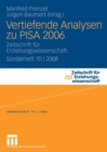 Image for Vertiefende Analysen zu PISA 2006: Zeitschrift fur Erziehungswissenschaft. Sonderheft 10 2008