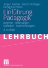 Image for Einfuhrung Padagogik: Begriffe - Stromungen - Klassiker - Fachrichtungen