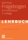 Image for Fragebogen: Ein Arbeitsbuch