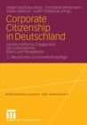 Image for Corporate Citizenship in Deutschland: Gesellschaftliches Engagement von Unternehmen. Bilanz und Perspektiven