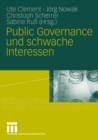 Image for Public Governance und schwache Interessen
