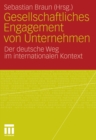 Image for Gesellschaftliches Engagement von Unternehmen: Der deutsche Weg im internationalen Kontext