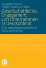Image for Gesellschaftliches Engagement von Unternehmen in Deutschland: Eine sozialwissenschaftliche Sekundaranalyse