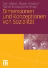 Image for Dimensionen und Konzeptionen von Sozialitat