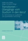 Image for Transitionen - Ubergange vom Studium in den Beruf: Zur Verbindung von qualitativer und quantitativer Forschung : 6