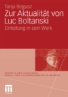 Image for Zur Aktualitat von Luc Boltanski: Einleitung in sein Werk.