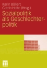 Image for Sozialpolitik als Geschlechterpolitik