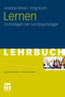 Image for Lernen: Grundlagen der Lernpsychologie