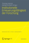 Image for Institutionelle Erneuerungsfahigkeit der Forschung