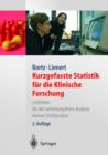 Image for Kurzgefasste Statistik Fur Die Klinische Forschungg