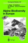 Image for Alpine Biodiversity in Europe