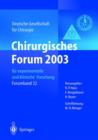 Image for Chirurgisches Forum 2003 fur experimentelle und klinische Forschung : 120. Kongress der Deutschen Gesellschaft fur Chirurgie Munchen, 29. 04. – 02.05.2003