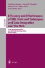 Image for Efficiency and Effectiveness of XML Tools and Techniques and Data Integration over the Web : VLDB 2002 Workshop EEXTT and CAiSE 2002 Workshop DTWeb. Revised Papers