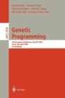 Image for Genetic Programming : 6th European Conference, EuroGP 2003, Essex, UK, April 14-16, 2003. Proceedings