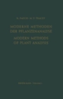 Image for Modern Methods of Plant Analysis/Moderne Methoden der Pflanzenanalyse