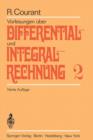 Image for Vorlesungen uber Differential- und Integralrechnung : Zweiter Band: Funktionen mehrerer Veranderlicher