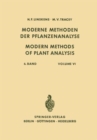 Image for MODERN METHODS OF PLANT ANALYSIS MODE